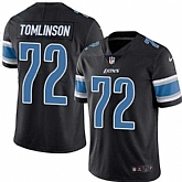 Nike Men & Women & Youth Lions 72 Laken Tomlinson Black Color Rush Limited Jersey,baseball caps,new era cap wholesale,wholesale hats